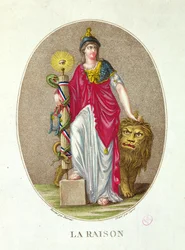 Vernunft, graviert von Carre, 1793